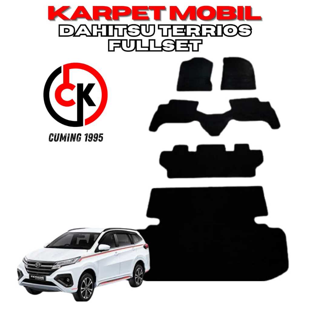 Karpet mobil alas mobil terios fullset 2018-2024