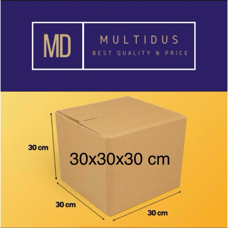 

Kardus Packing 30x30x30 cm - Dus Packaging Kemasan Karton Box Murah Baru
