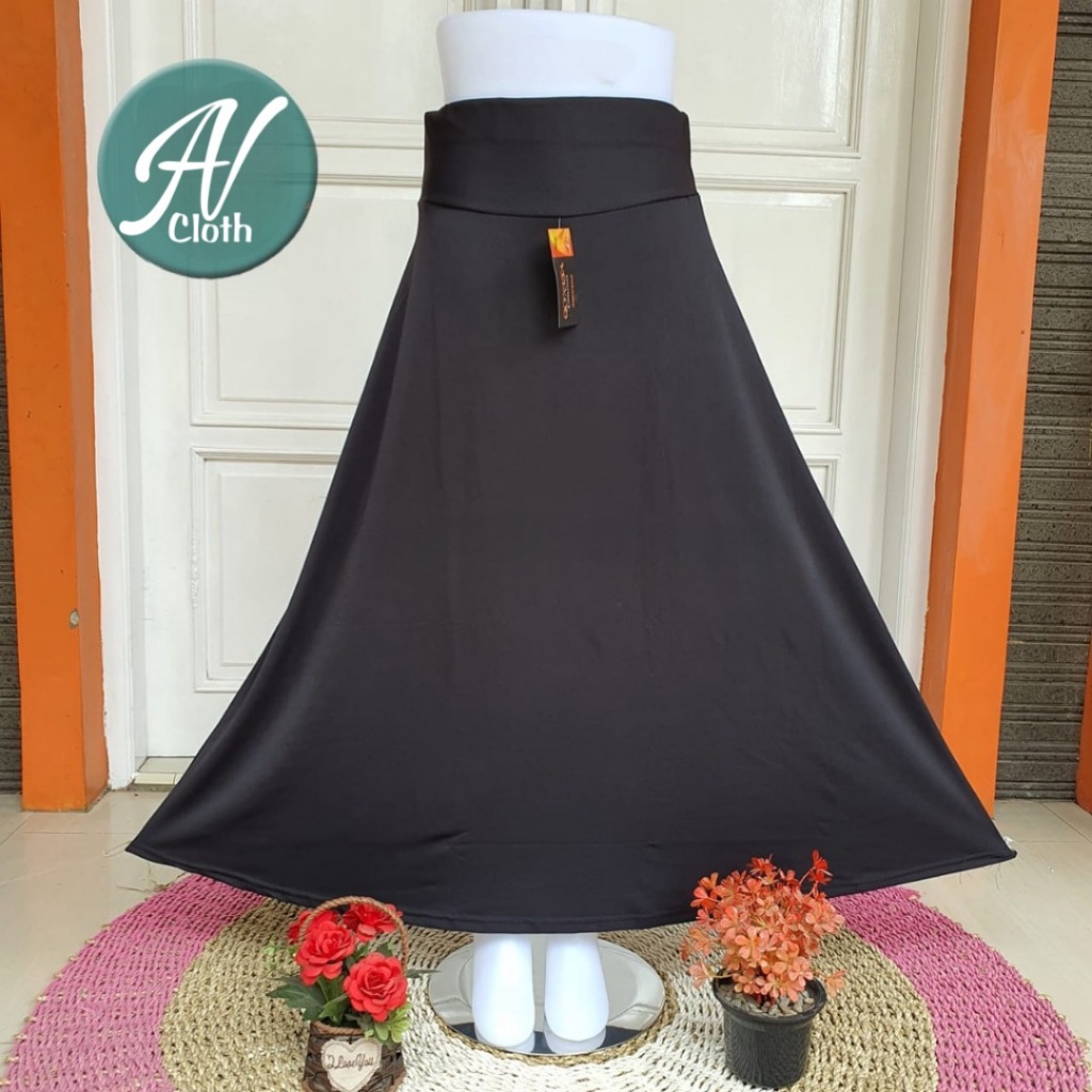 Rok Jersey Mayung / Rok Spandek Basic Jersey Premium Jumbo