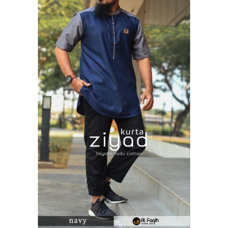 Al Faqih - Kurta Muslim Ziyad Lengan Pendek