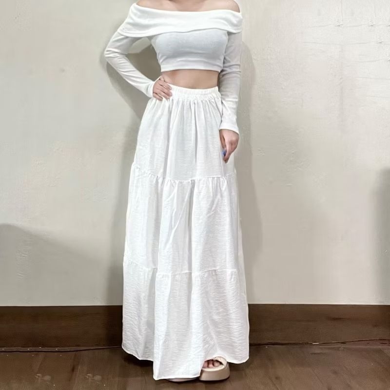 HONEY LAYER LINEN SKIRT - ROK SUSUN LINEN - ROK KOREA STYLE LINEN - ROK LINEN