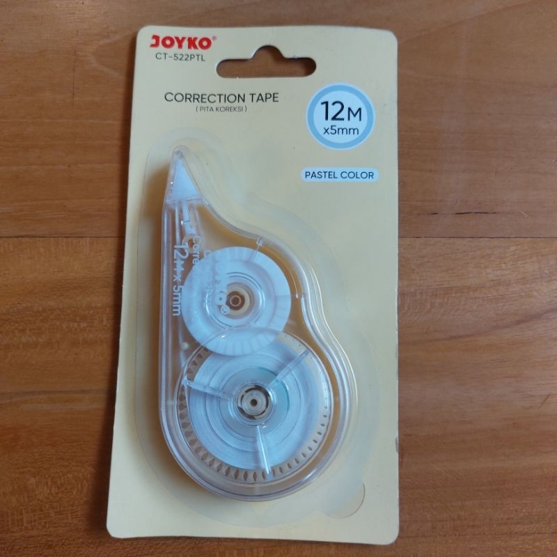 

JOYKO CT-522PTL PASTEL COLOR EDITION 12m×5mm READY WARNA TOSCA & KUNING