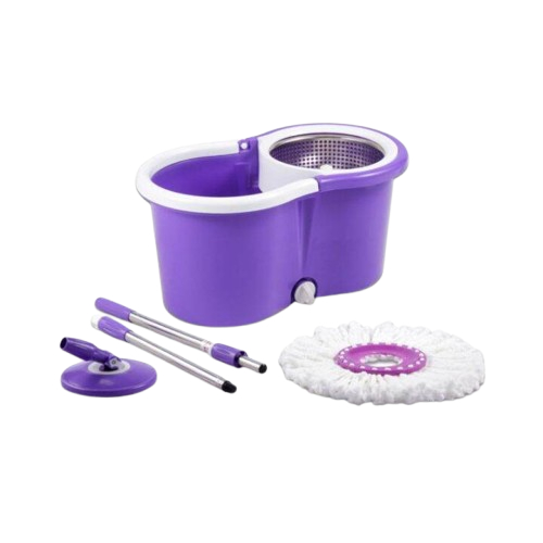 Wallpaperbandung887 Spin Mop Putar 360 Stainless Steel Alat Pel Lantai Dengan Ember - TB02