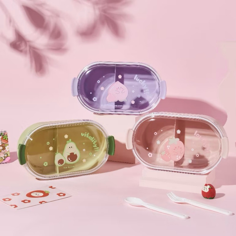 ( KKM ) Kotak Makan Anak Gambar buah Lucu Tempat Bekal Lunch Box Anak TK SD Lucu Lunch Box Karakter 