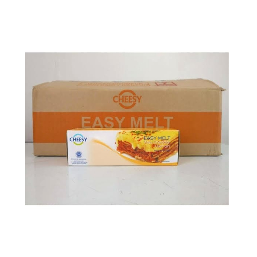 

CHEESY Easymelt Cheese Keju Mudah Leleh Easy Melt Cheesy 1 kg Repack