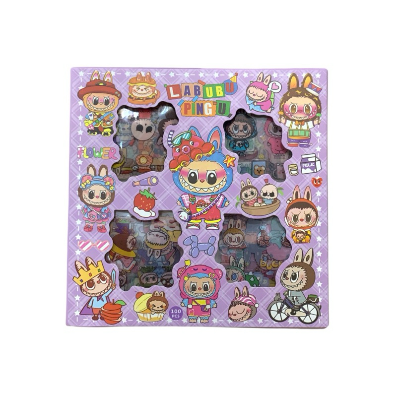 

STICKER LABUBU ISI 100pcs SHY-301