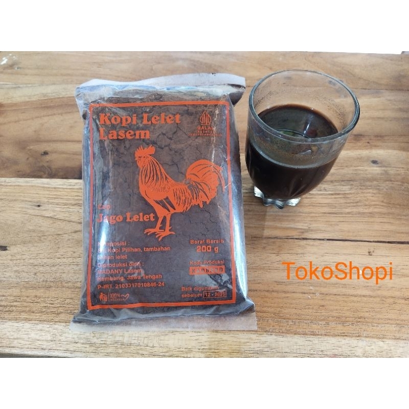 

Kopi Lelet Lasem CAP JAGO LELET 200gram