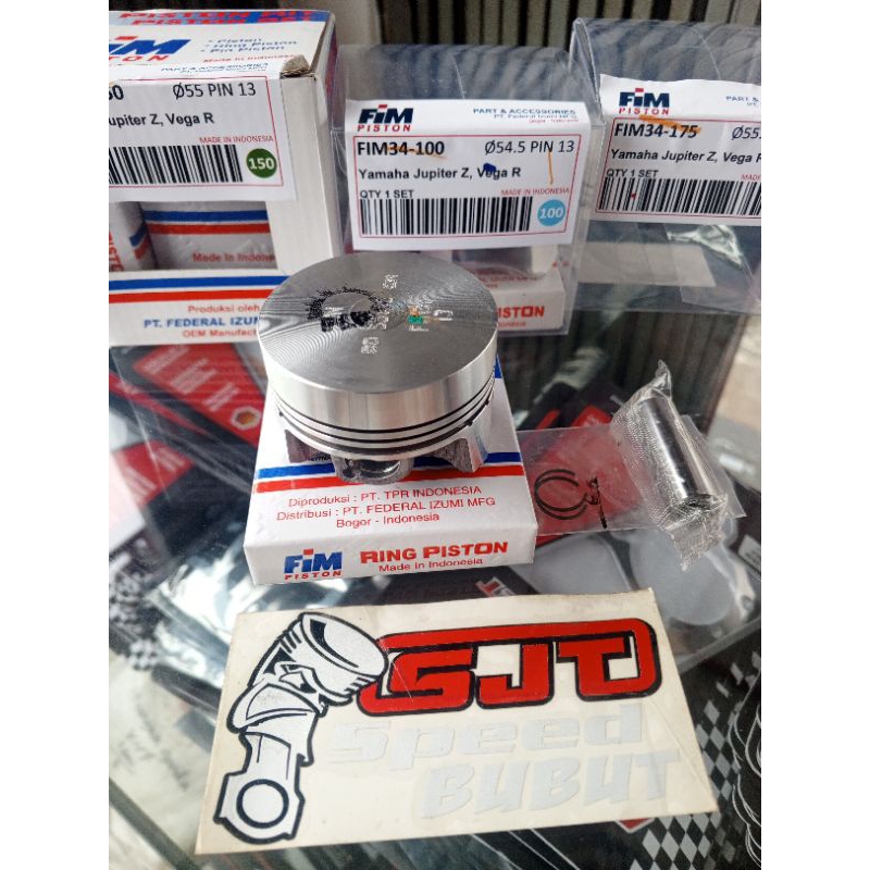 piston fim forging 53,5 54 54,5 55 55,25 pen13 forged fim34 custom mentah Jupiter beat Mio j