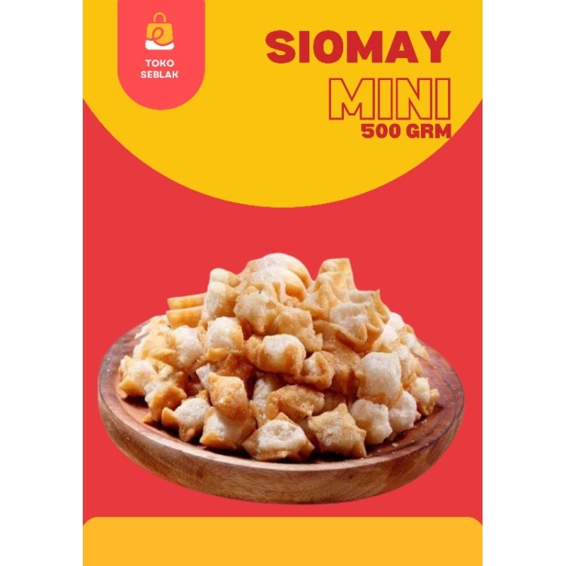 

toko seblak siomay mini 500gr/siomay kering mini 500gr