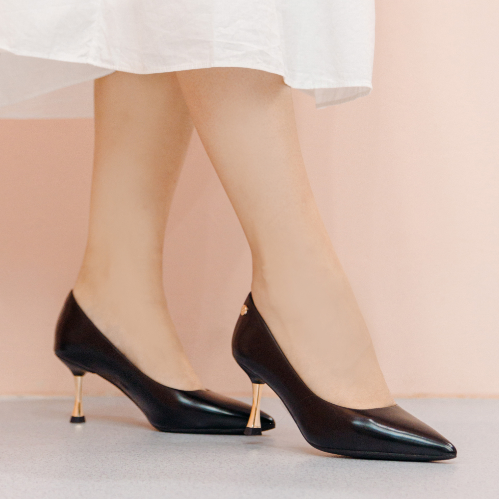 NCY Shoes CATALEYA Heels 5 cm warna Black