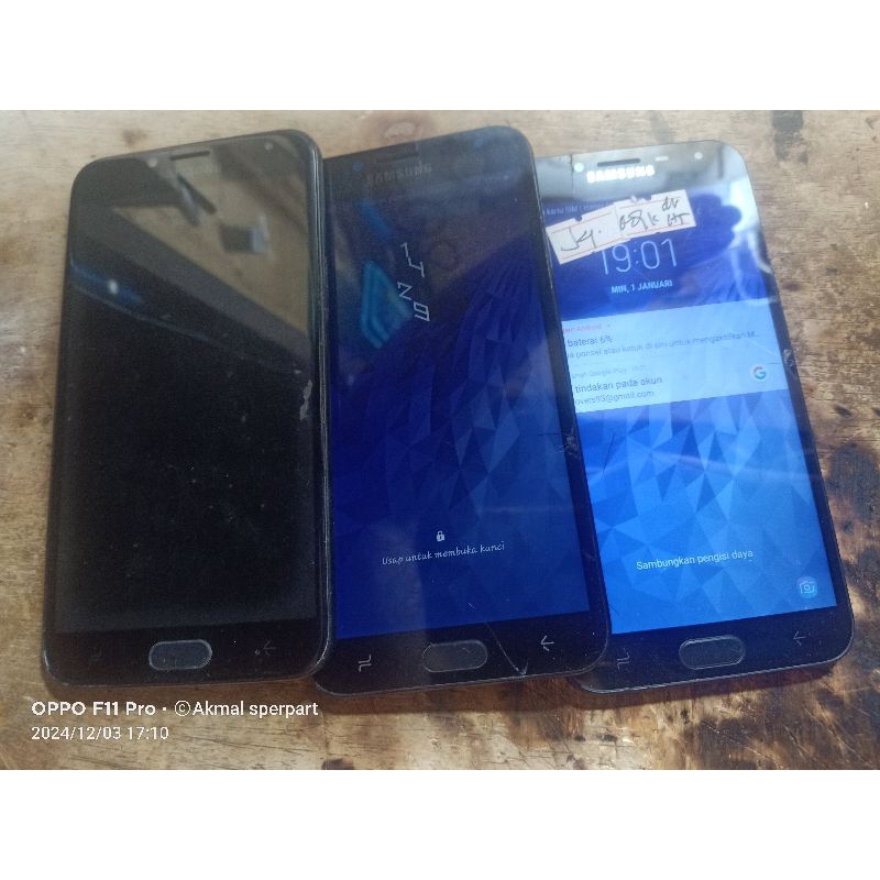SAMSUNG J4 MINUS LCD MESIN OK