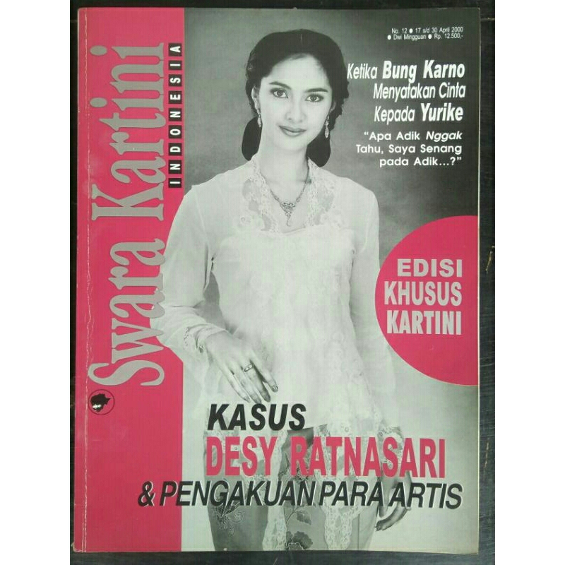 Swara Kartini Indonesia (cover Maudy Kusnara Koesnaedi) No.12/17-30 April 2000.