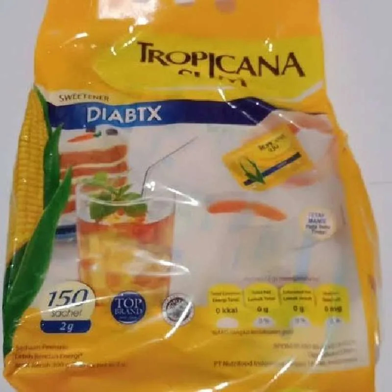 

Gula Tropicana Slim DIABTX (isi 150 Sachet)