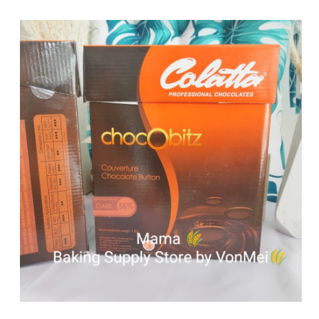 

COLATTA Chocobitz Couverture Dark Chocolate Couverture 56% Button 1 kg