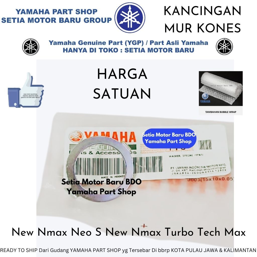 Kancing Kancingan Mur Kones Komstir New Nmax N Max Neo S Turbto Tech Max Ori Asli Yamaha Bandung