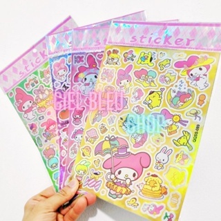 

1 PC STIKER HOLOGRAM RAINBOW JUMBO PENDEK SF LUCU IMPORT PREMIUM