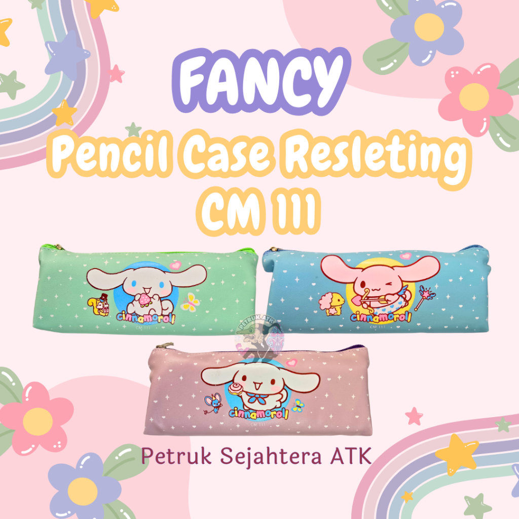 

[PCS] PENCIL CASE RESLETING KARAKTER LUCU CM111 TEMPAT PENSIL KOTAK PENSIL