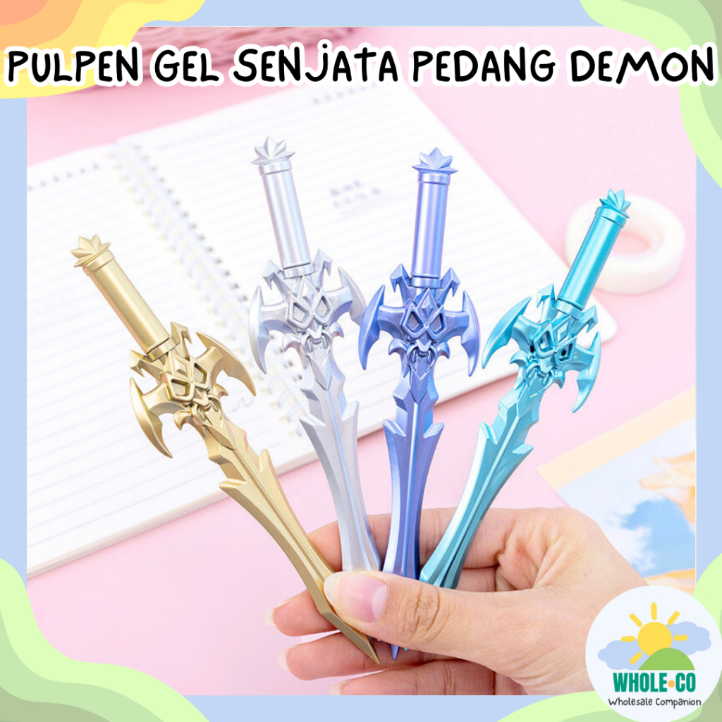 

Pulpen Gel Senjata Pedang Demon Premium Sword Devil Slayer Anime Keren Unik Mewah Termurah Grosir COD