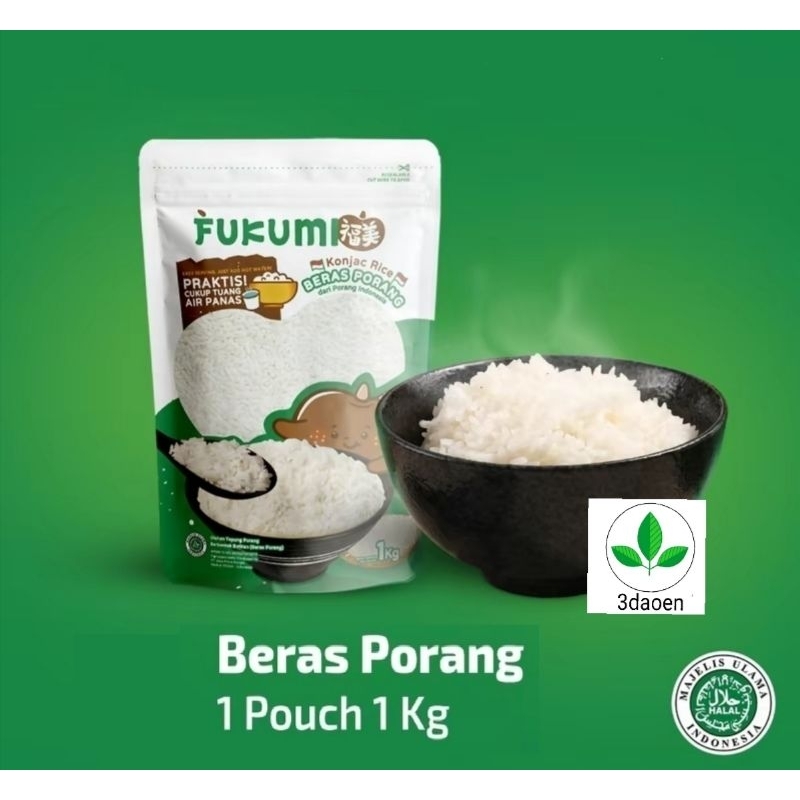 FUKUMI BERAS PORANG 1kg / FUKUMI RICE / FUKUMI 1 KG