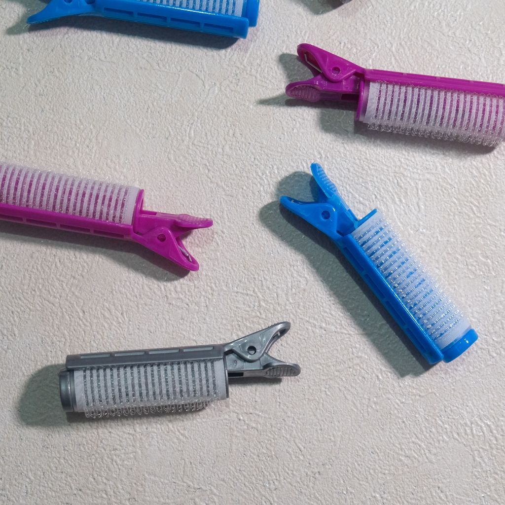 Roll Rambut Keriting Jepit / Jepit Roll Keriting Rambut isi 14 Pcs/ Alat Keriting Rambut Jepit Roll 