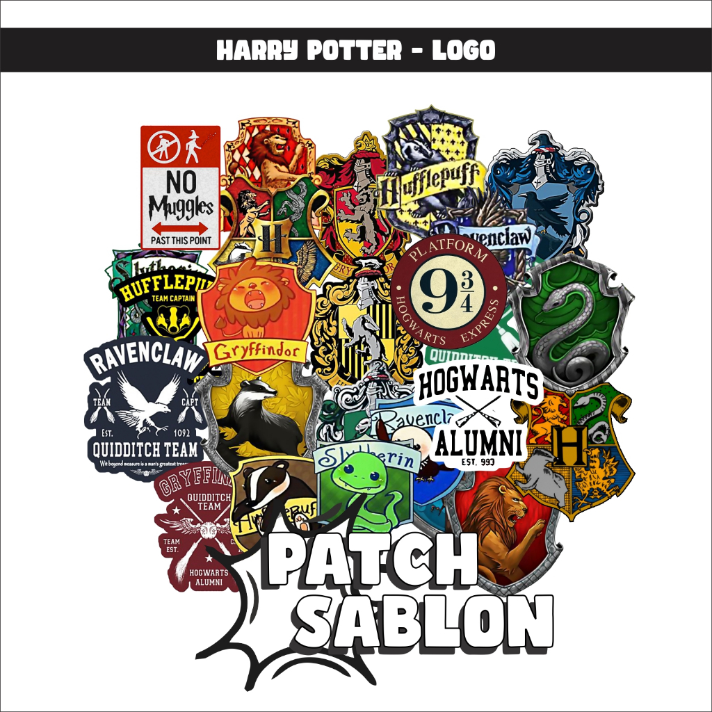 

Sablon Patch DTF HARRY POTTER - LOGO