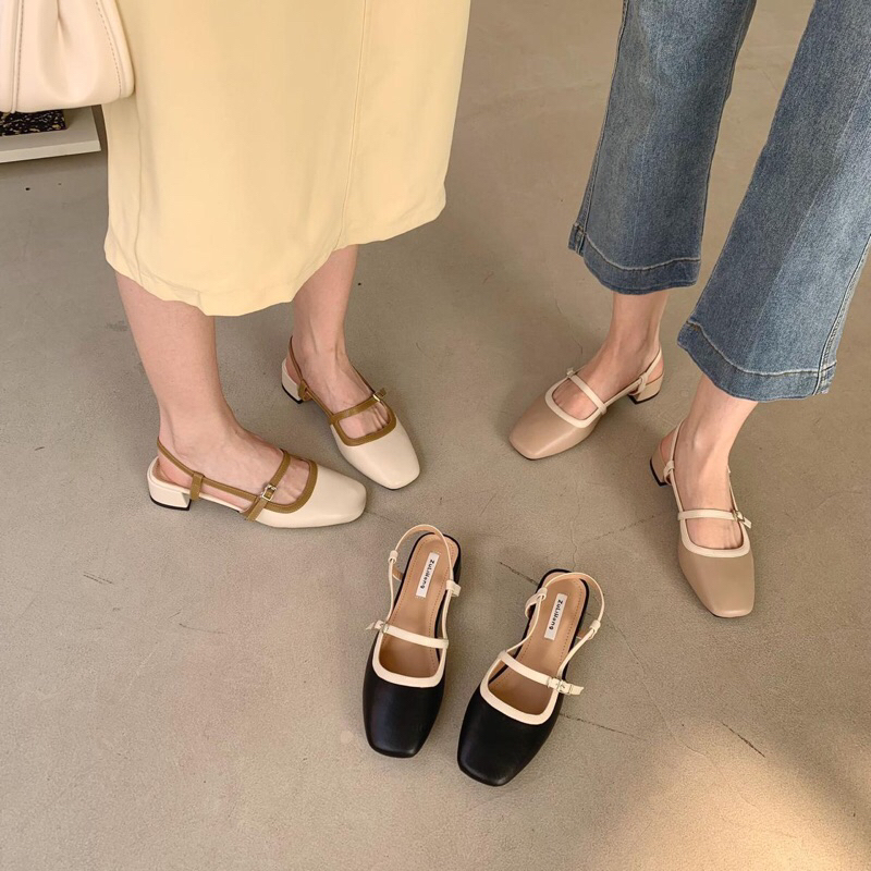 ZULI GZ 6018-3 SANDAL TALI BELAKANG WANITA FASHION