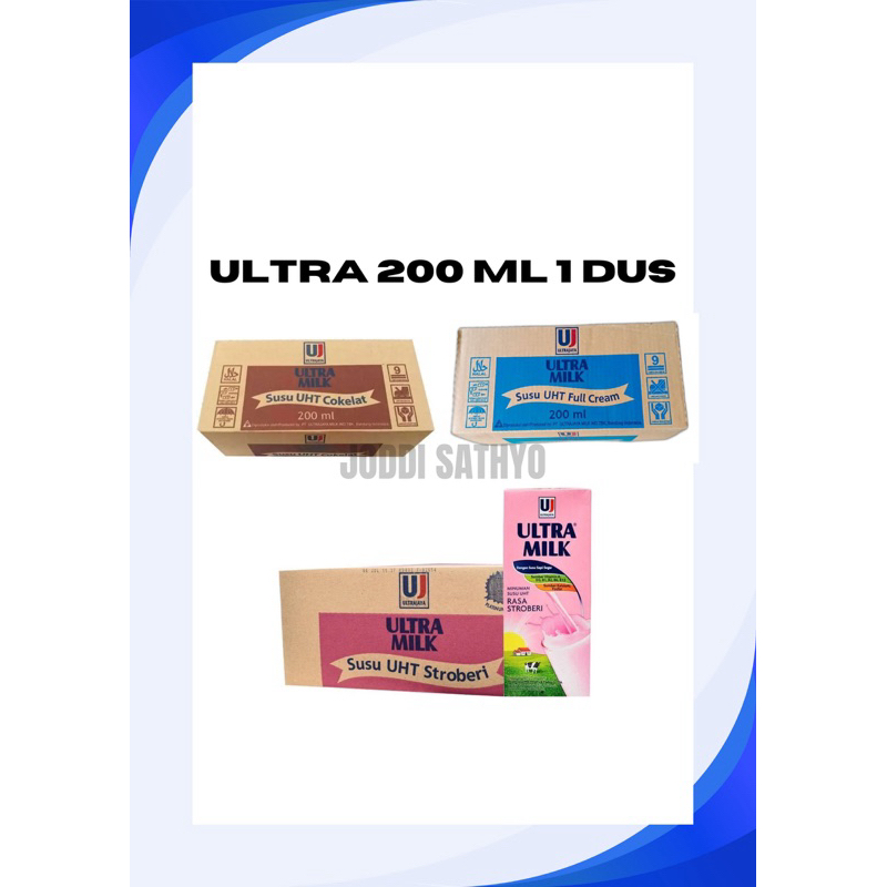 

SUSU ULTRA MILK 200 ML 1 DUS ISI 24