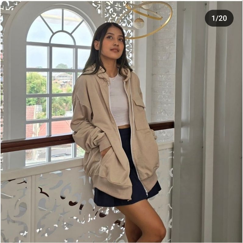 Jaket oversize wanita jaket oversize jaket big size jaket wanita jaket nami xl