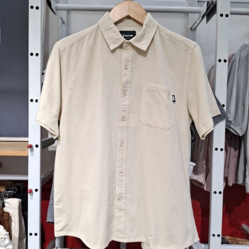 Kemeja Pendek Pria 3SECOND Original