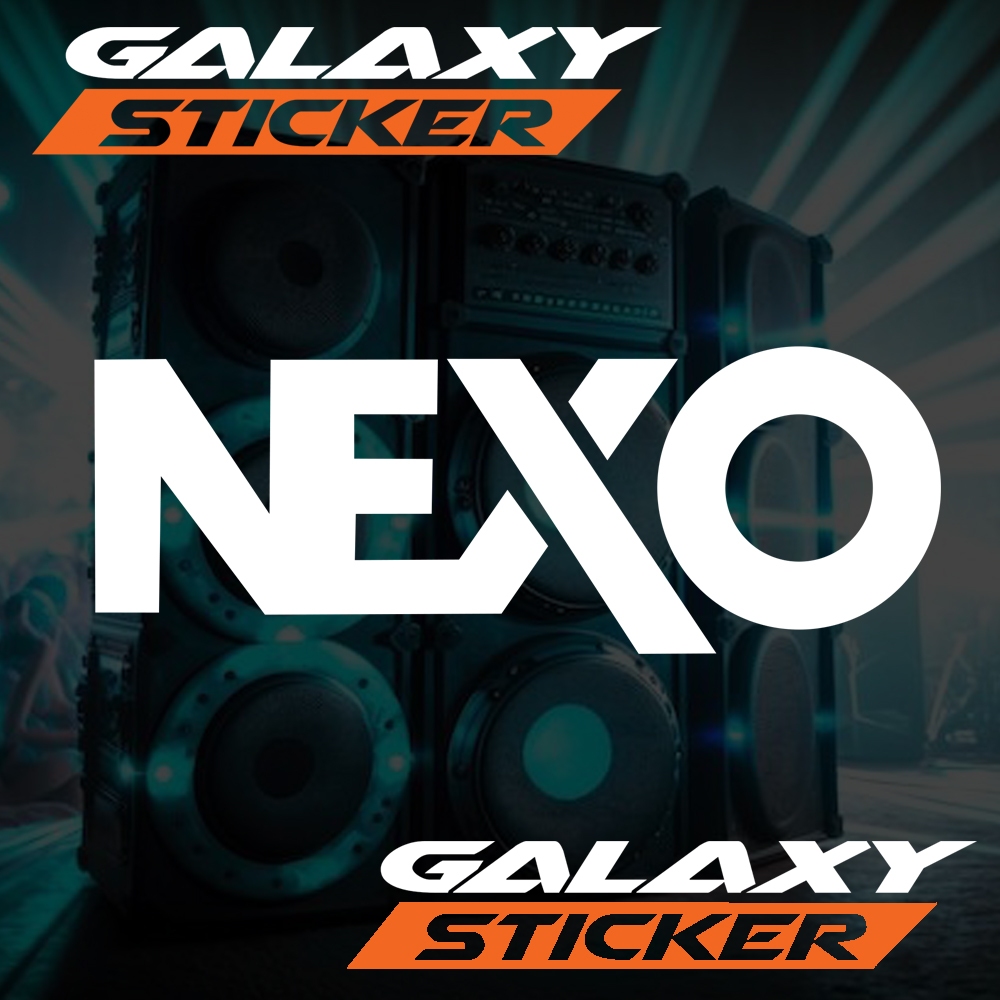 

cutting sticker hardcase box sound system nexo.stiker koper audio nexo