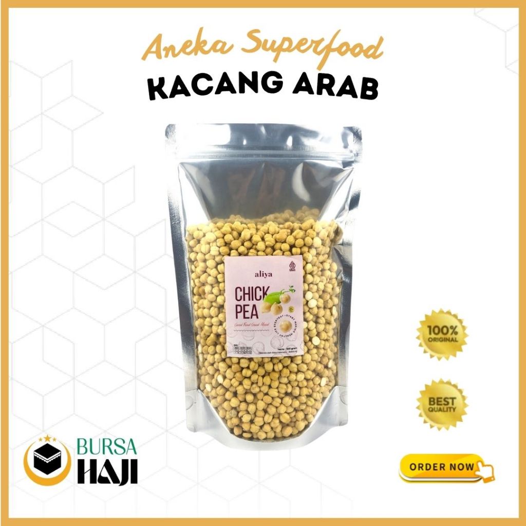 

Kacang Arab Panggang 500 Gram Original Oleh Oleh Haji dan Umrah Cemilan Sehat untuk Diet