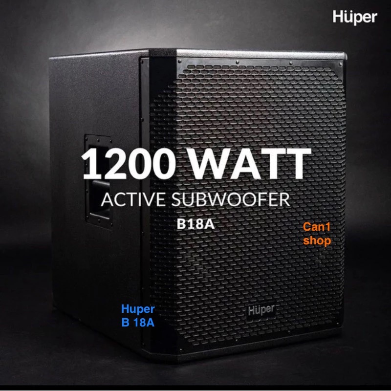 Subwoofer Aktif 18 Inch HUPER B18-A / B18A Original Garansi Resmi per 1pcs