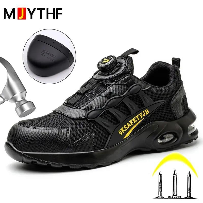Sepatu Safety Cowok-Safety Shoes Pria Ujung Besi Import