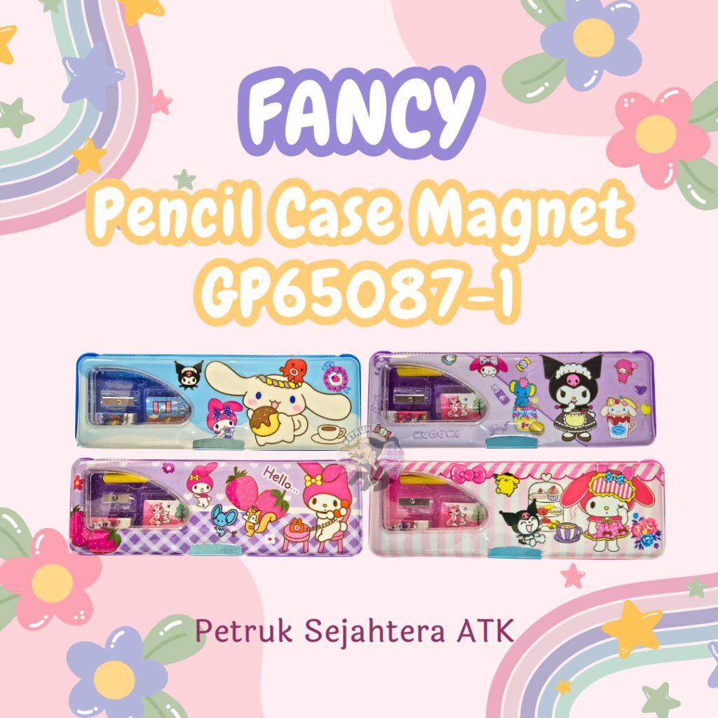 

[PCS] PENCIL CASE MAGNET KARAKTER LUCU GP65087-1 TEMPAT PENSIL KOTAK PENSIL