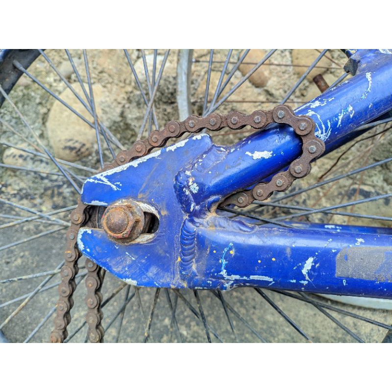 BAHAN SEPEDA BMX street JUMPER AS RODA BESAR DEPAN BELAKANG UK 20