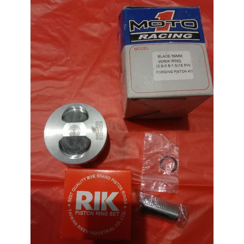 PISTON FORGED FJN MOTO1 RACING 59 PEN 15 MM