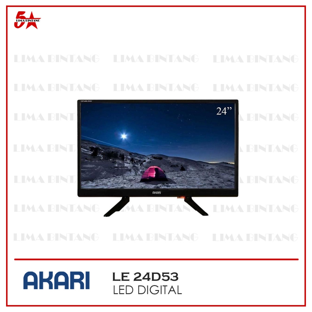 LED TV DIGITAL 24" AKARI LE 24V99T2 LE24V99T2 - 24D53