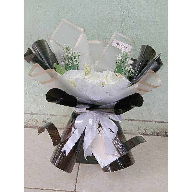 

buket kosongan pakai bunga 5 tangkai // buket kosongan // buket bunga