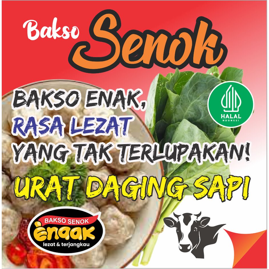 

TERLARIS Bakso SENOK Isi 25 dan 50 Butir Pilih di Varian, Bakso urat daging sapi rasa yang nikmat.