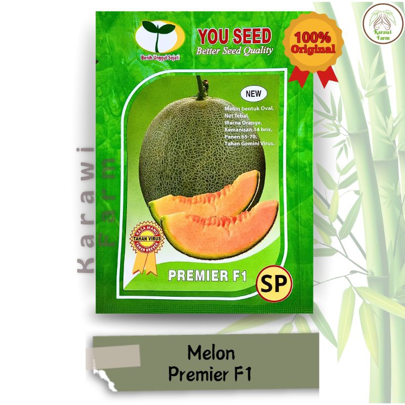 Benih Melon Madu Premier F1 Kemasan 50 Biji Bibit Unggulan You Seed