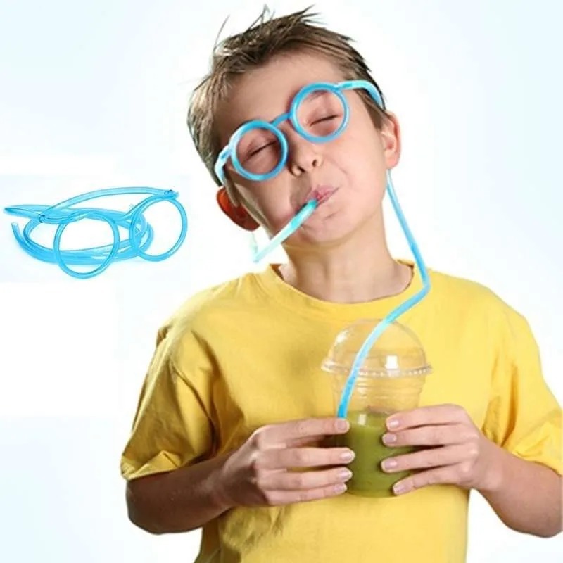 [MURAH] Sedotan Mainan Kacamata - Straw Sedotan Minum - Sedotan Anak Bentuk Kacamata - Lucu Menarik