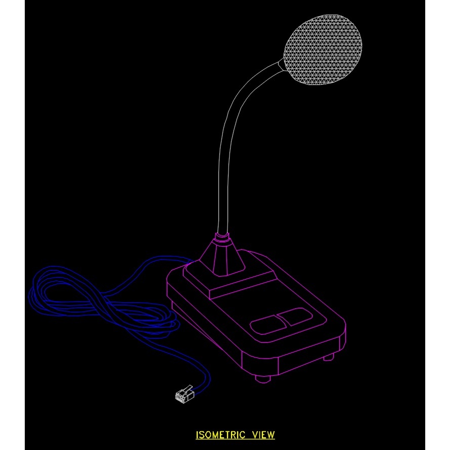 DESAIN MONITOR - FILE DWG/AUTOCAD - DST2D-004