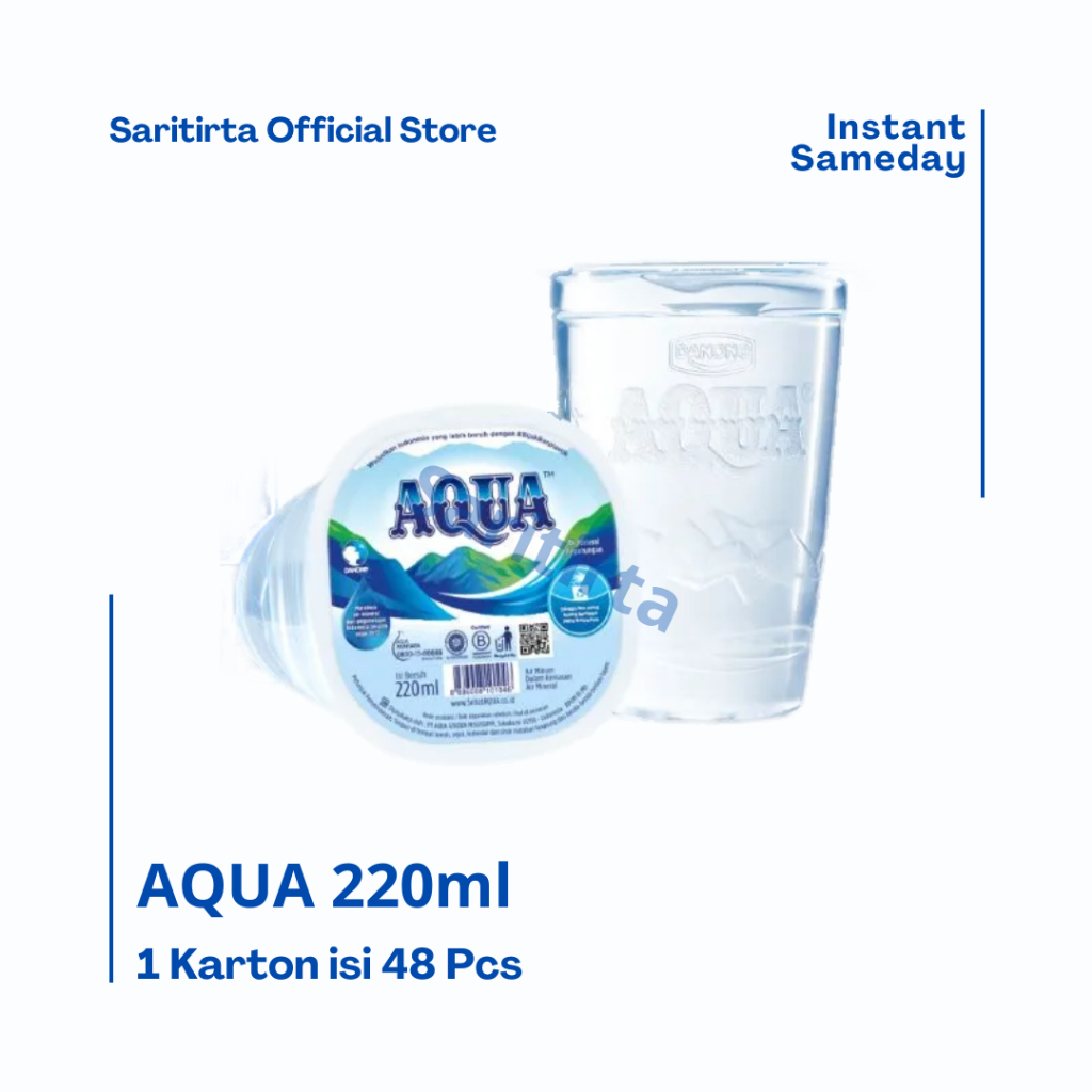 

AQUA Gelas 220ml