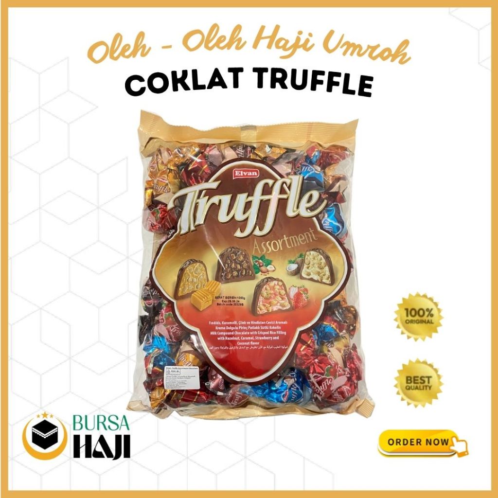 

Coklat Turki Asli Truffle 1kg / Elvan coklat Turki oleh oleh haji dan umroh