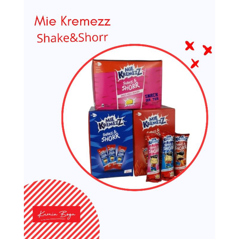 

Mie Kremezz Shake & Shorr - Box-isi 20+1