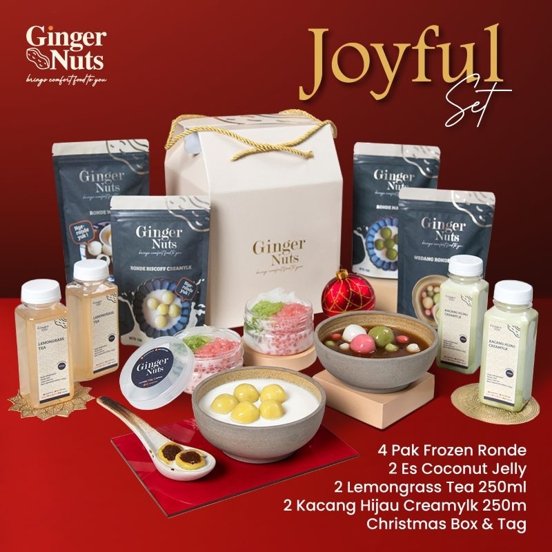 

Joyful Christmas Hampers/ Parcel Natal/ Ronde and Drinks/ Gingernuts