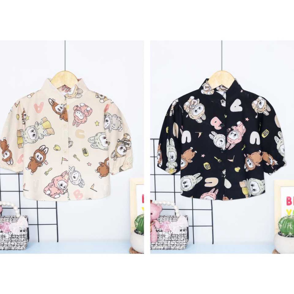 KODE R2N Owlet  Blouse rayon anak  atasan rayon anak  rayon anak perempuan  kemeja rayon  Kaos anak 