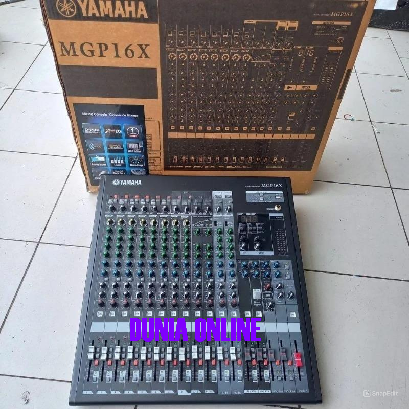 MIXER YAMAHA MGP16X MIXER 16 CHANNEL MGP 16 X GRADE A