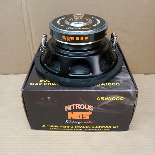 subwoofer ads nitrous 12 inch baru 1000 watt doublecoil
