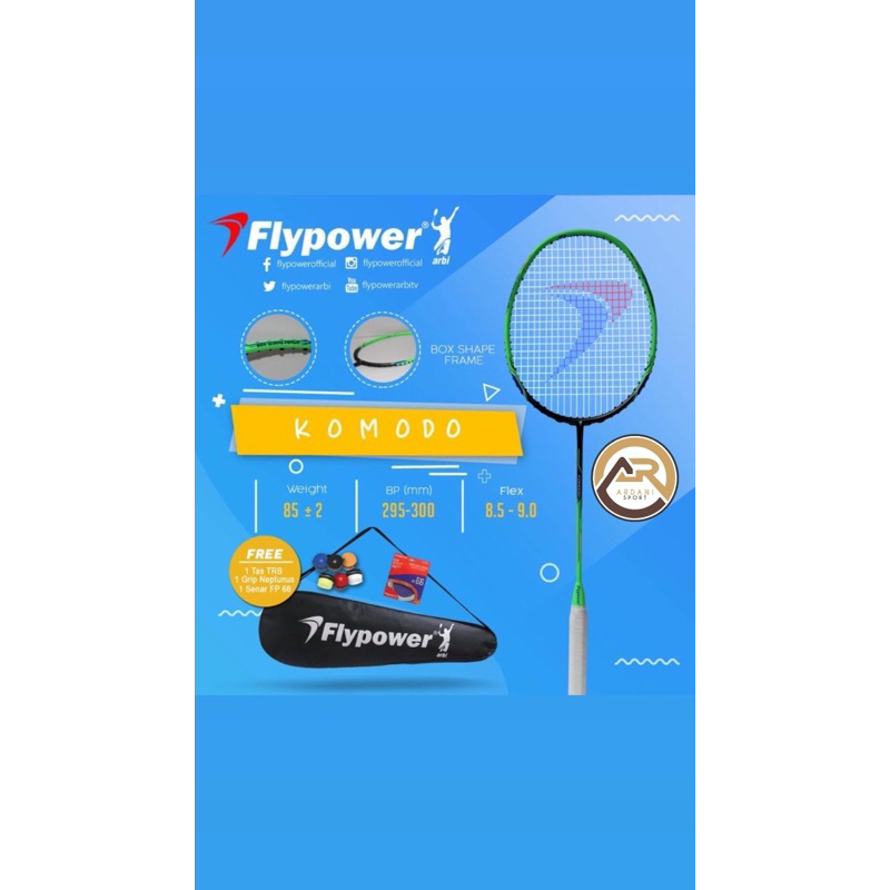 Raket Flypower Komodo Original 100%